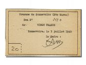 Sommevoire, 20 Francs, 1940