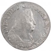 Louis XIV, Ecu aux insignes buste du type aux palmes