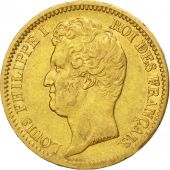 Louis Philippe I, 20 Francs or naked head
