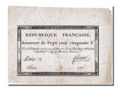 750 Francs type Domaines Nationaux, assignat vrificateur