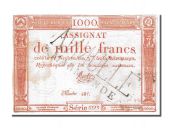 1000 Francs Domaines Nationaux type, signed by Bert