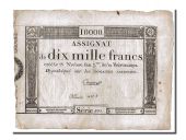 10 000 Francs type Domaines Nationaux, sign Chaignet