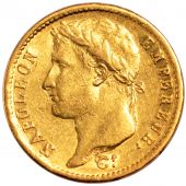 First French Empire, 20 gold Francs with Empire on reverseau revers Empire