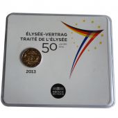 French Fifth Republic, Box 2 Euros commemorative of 50th anniversary of the Elyse Treaty