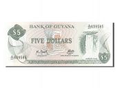 Guyane, 5 Dollars, type chutes de Kaieteur