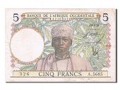 Afrique Occidentale, 5 Francs, type 1934-1937