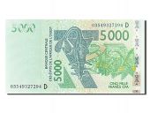 Afrique de l'Ouest, 5000 Francs, type 2003