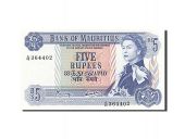 Mauritius, 5 Rupees, type Elizabeth II