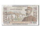 Saint Pierre et Miquelon, 20 Francs, type Emile Gentil