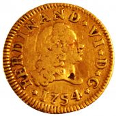 Espagne, Ferdinand VI, 1/2 Escudo