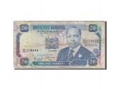 Kenya, 20 Shillings, type Prsident Daniel T. Arap Moi