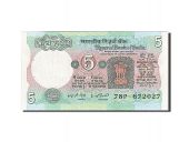 India, 5 Rupees, 1975, Undated, KM:80e, SUP, 78P 672027