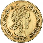 Louis XIV, 1/2 Louis d'or  la mche longue