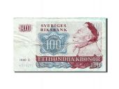 Sude, 100 Kronor, 1965-1985, KM:54c, 1980, TTB