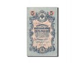 Russia, 5 Rubles, 1905-1912, 1912-1917, KM:10b, AU(55-58)