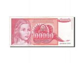 Yugoslavia, 100,000 Dinara, 1985-1989, KM:97, 1989-05-01, AU(50-53)