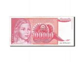 Yugoslavia, 100,000 Dinara, 1985-1989, KM:97, 1989-05-01, AU(55-58)