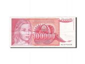 Yugoslavia, 100,000 Dinara, 1985-1989, KM:97, 1989-05-01, EF(40-45)