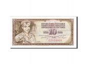 Yougoslavie, 10 Dinara, 1968-1970, KM:82b, 1968-05-01, SUP