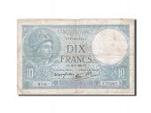 France, 10 Francs, 1915, KM:84, 1939-09-14, TB, Fayette:7.7