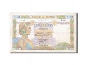 France, 500 Francs, 1939, KM:95a, 1940-09-26, TTB, Fayette:32.6