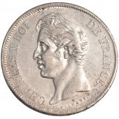 Charles X, 5 Francs second type  l'effigie modifie