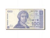 Croatie, 1000 Dinara, 1991-1993, KM:22a, 1991-10-08, TTB