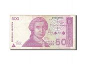 Croatie, 500 Dinara, 1991-1993, KM:21a, 1991-10-08, TTB