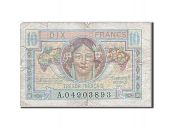 France, 10 Francs, 1947, KM:M7a, 1947, TB, Fayette:VF30.1
