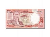Colombie, 100 Pesos Oro, 1983-1991, 1990-01-01, KM:426e, TTB