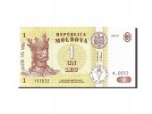 Moldova, 1 Leu, 1992-1994, 1994, KM:8a, UNC(65-70)