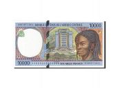 tats de lAfrique Centrale, Tchad, 10,000 Francs,1993-1994, 1999,KM:605Pe, SPL+
