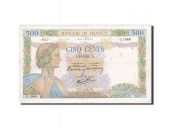 France, 500 Francs, 1939, 1941-01-09, KM:95a, TB, Fayette:32.12