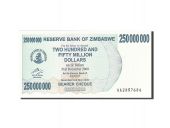 Zimbabwe, 250 Million Dollars, 2006-2008, KM:59, 2008-05-02, NEUF