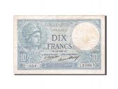 France, 10 Francs, 1915, KM:73d, 1928-05-01, EF(40-45), Fayette:6.13