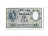 Sweden, 10 Kronor, 1952-1955, 1960, KM:43h, UNC(65-70)