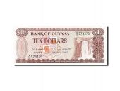 Guyana, 10 Dollars, 1966, 1989, KM:23d, NEUF