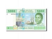 Etats de lAfrique Centrale, Chad, 5000 Francs, 2002, 2002, NEUF