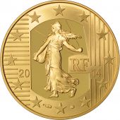 Vme Rpublique, 50 Euro Or Semeuse 2014