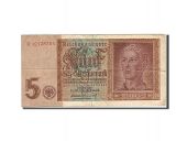 Germany, 5 Reichsmark, 1942, KM:186a, 1942-08-01, VF(20-25)