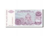 Croatie, 5000 Dinara, 1993, 1993, KM:R20a, SPL