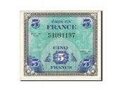 France, 5 Francs, 1944, KM:115a, 1944, AU(55-58)