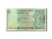 Hong Kong, 10 Dollars, 1979-1980, KM:77b, 1981-01-01, VF(20-25)
