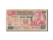 Kenya, 50 Shillings, 1980-1981, KM:22d, 1987-07-01, VG(8-10)