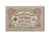 Russie, 3 Rubles, 1905-1912, KM:9a, 1905, TB+