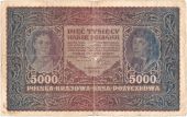 Poland, 5000 Marek, 1920, KM:31, 1920-02-07, VG(8-10)