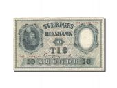 Sweden, 10 Kronor, 1940-1952, KM:40f, 1945, VF(30-35)