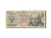 Mexique, 10 Pesos, 1969-1974, KM:63d, 1971-02-03, TB