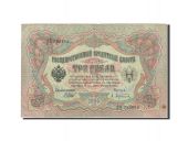 Russia, 3 Rubles, 1905-1912, 1912-1917, KM:9c, VF(30-35)