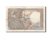 France, 10 Francs, 1941, 1943-09-09, KM:99d, TB, Fayette:8.9